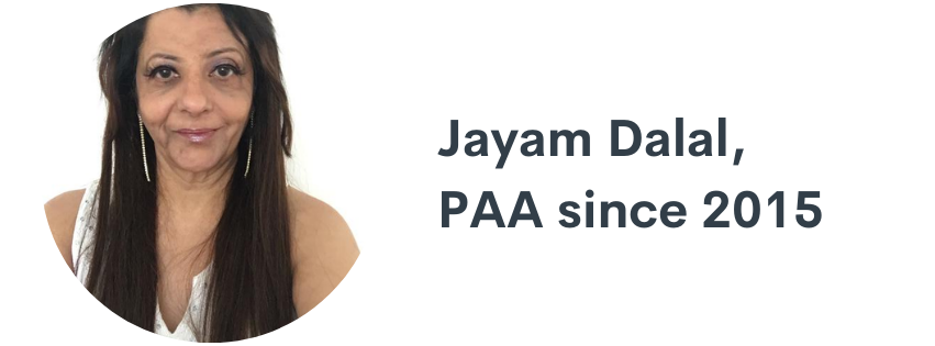 Jayam Dalal, PAA since 2015