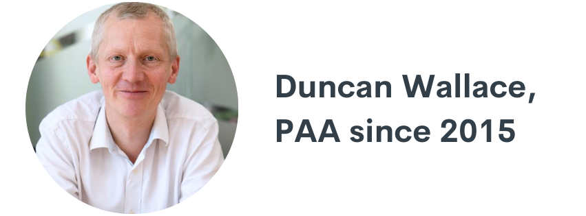 Duncan Wallace, PAA since 2015