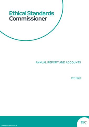 Esc Annual Report And Accounts 2019-20 